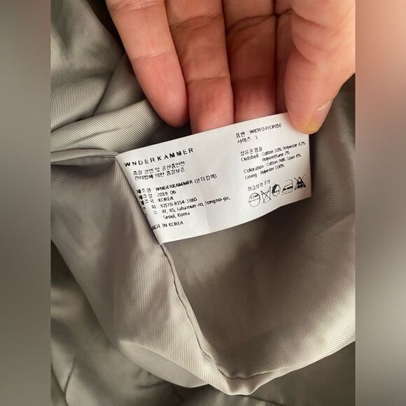 Wnderkammer Floral Jacquard Dress Light Khaki Long Sleeves Size Large NWT - Picture 11 of 15